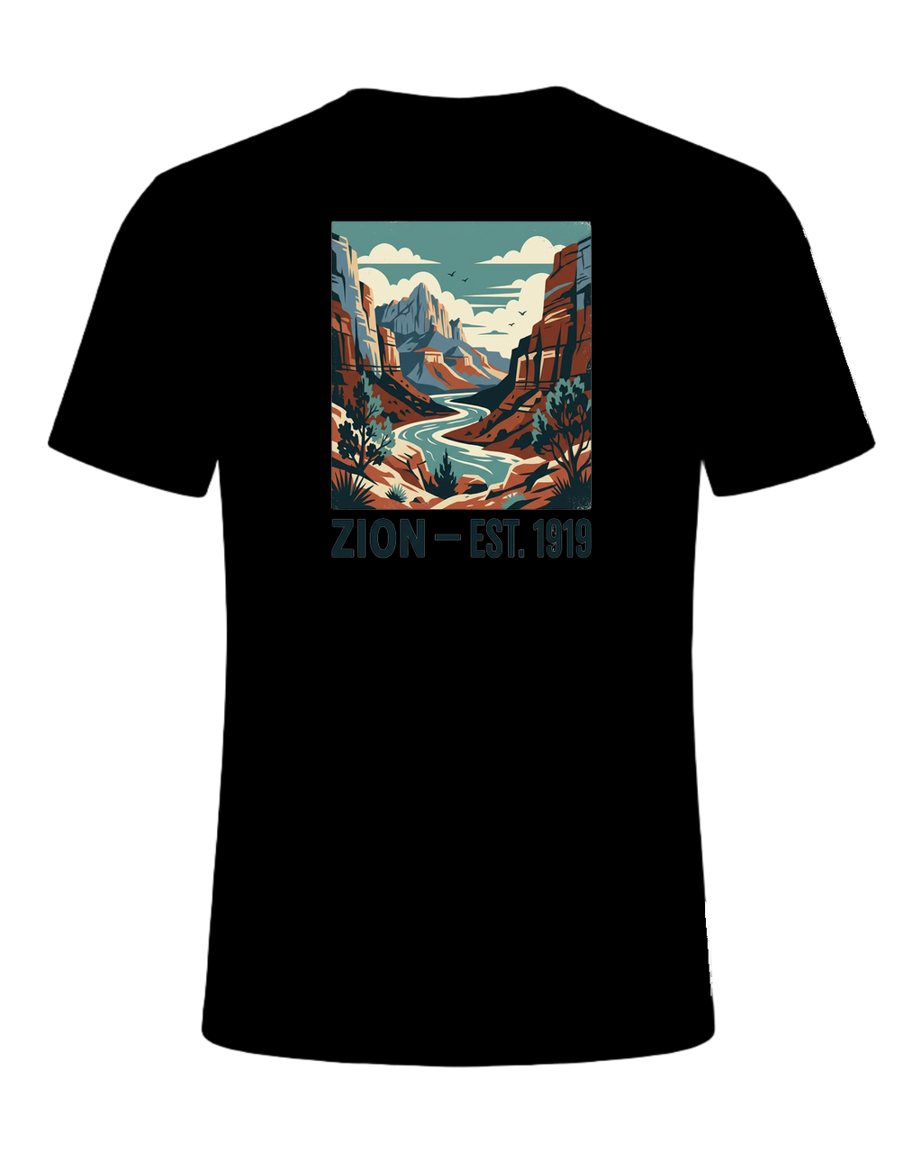 National Park Specific (WPA Style) — Black
