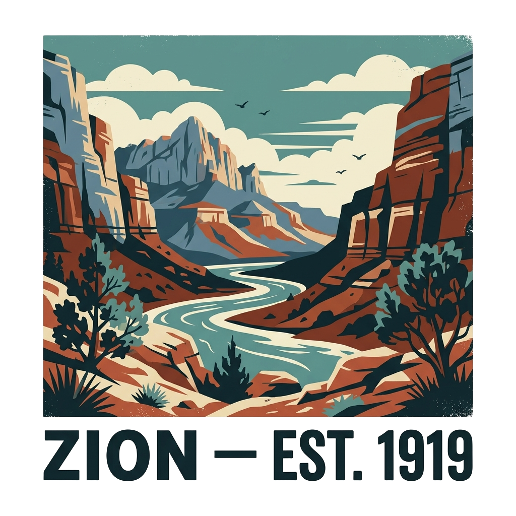 National Park Specific (WPA Style)