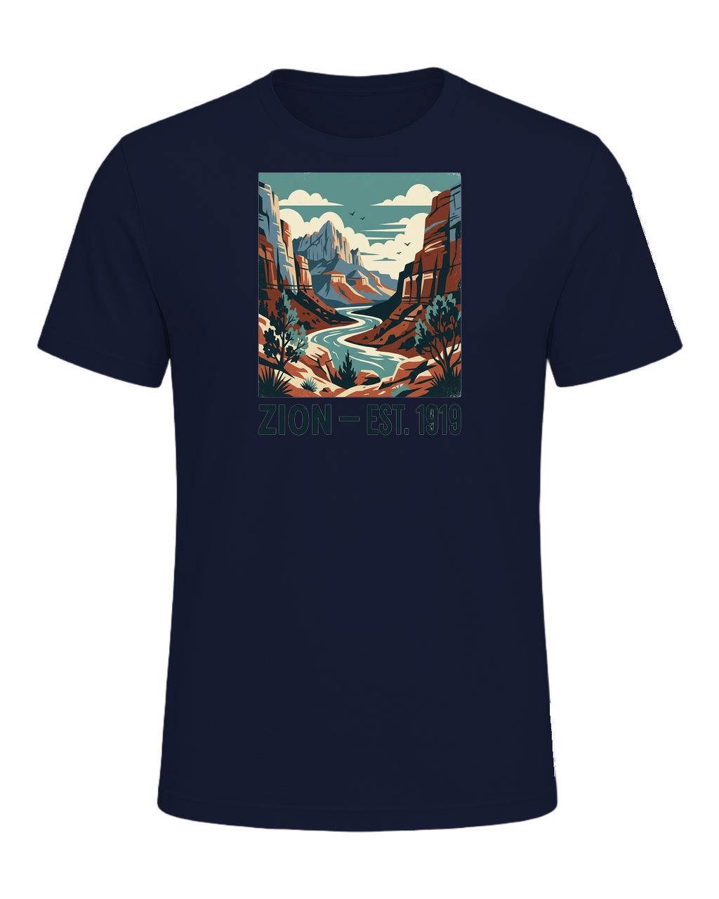 National Park Specific (WPA Style) — Navy