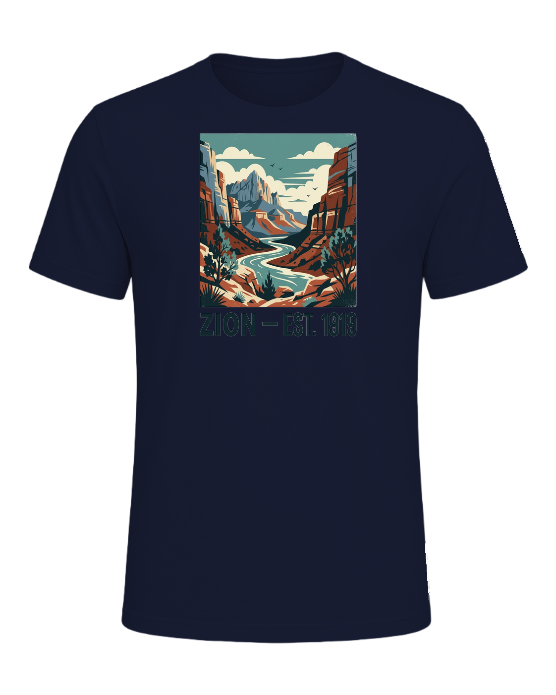 National Park Specific (WPA Style) — Navy