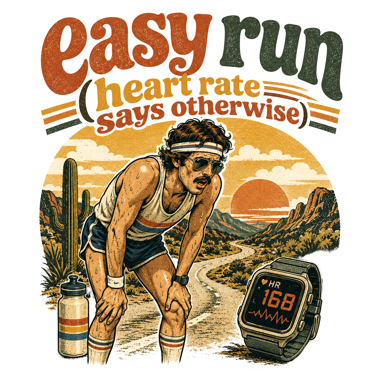 easy run (heart rate says otherwise)