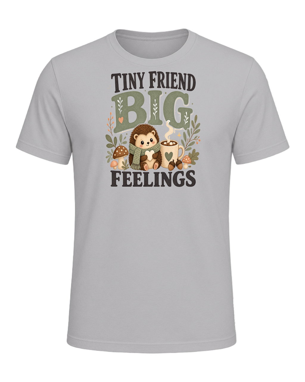 TINY FRIEND BIG FEELINGS — Athletic Heather