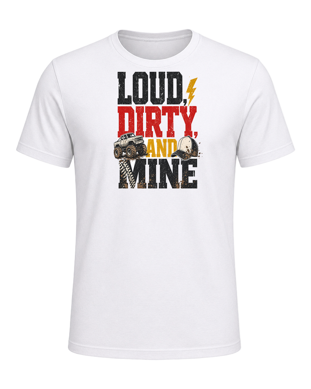 Loud, dirty, and mine — White