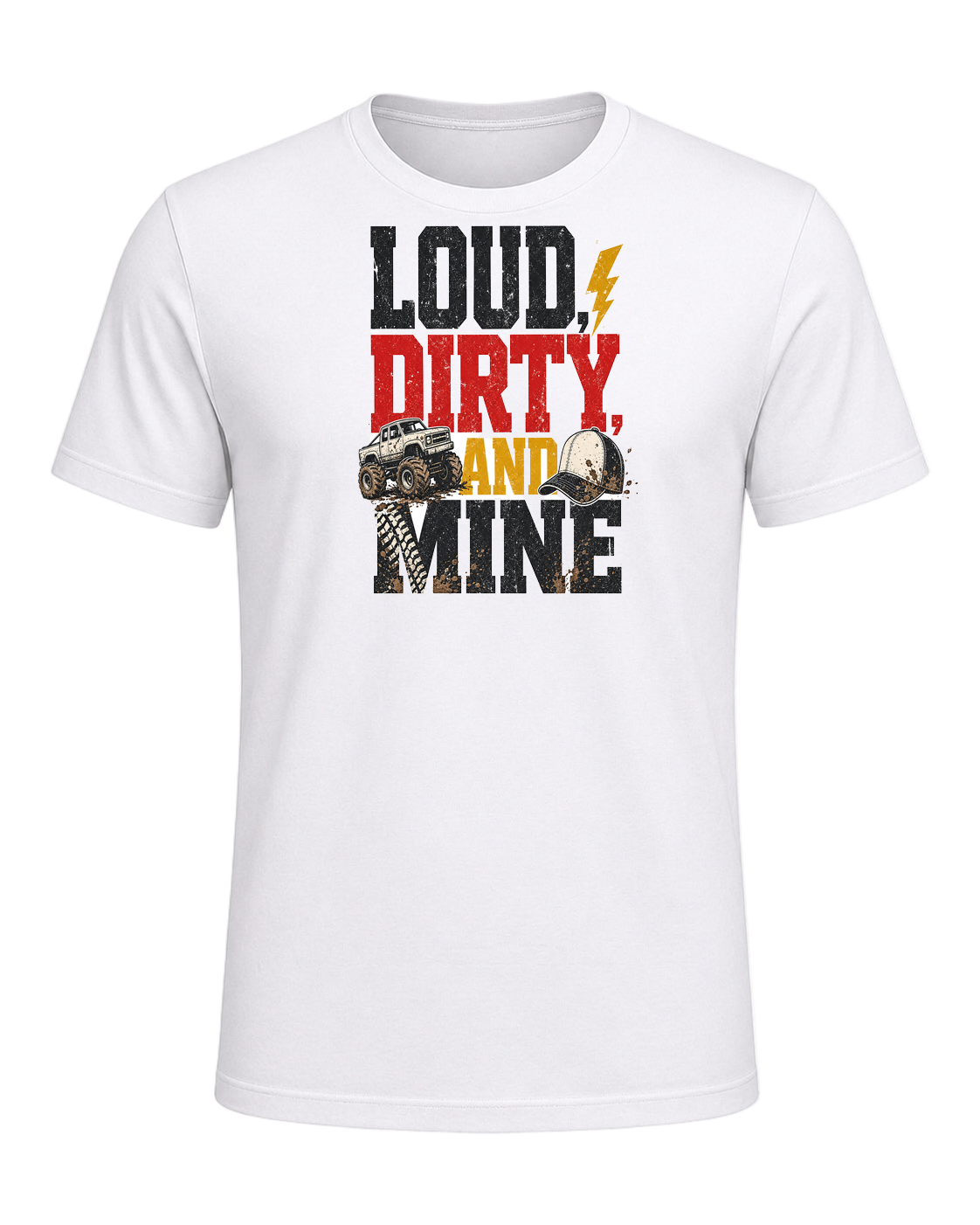 Loud, dirty, and mine — White