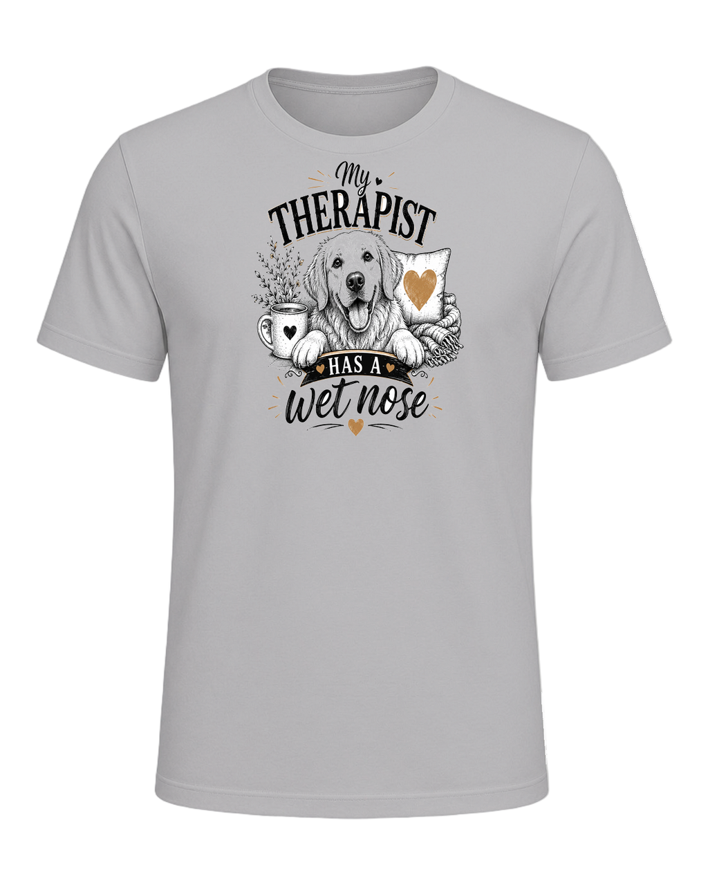 My therapist has a wet nose — Athletic Heather