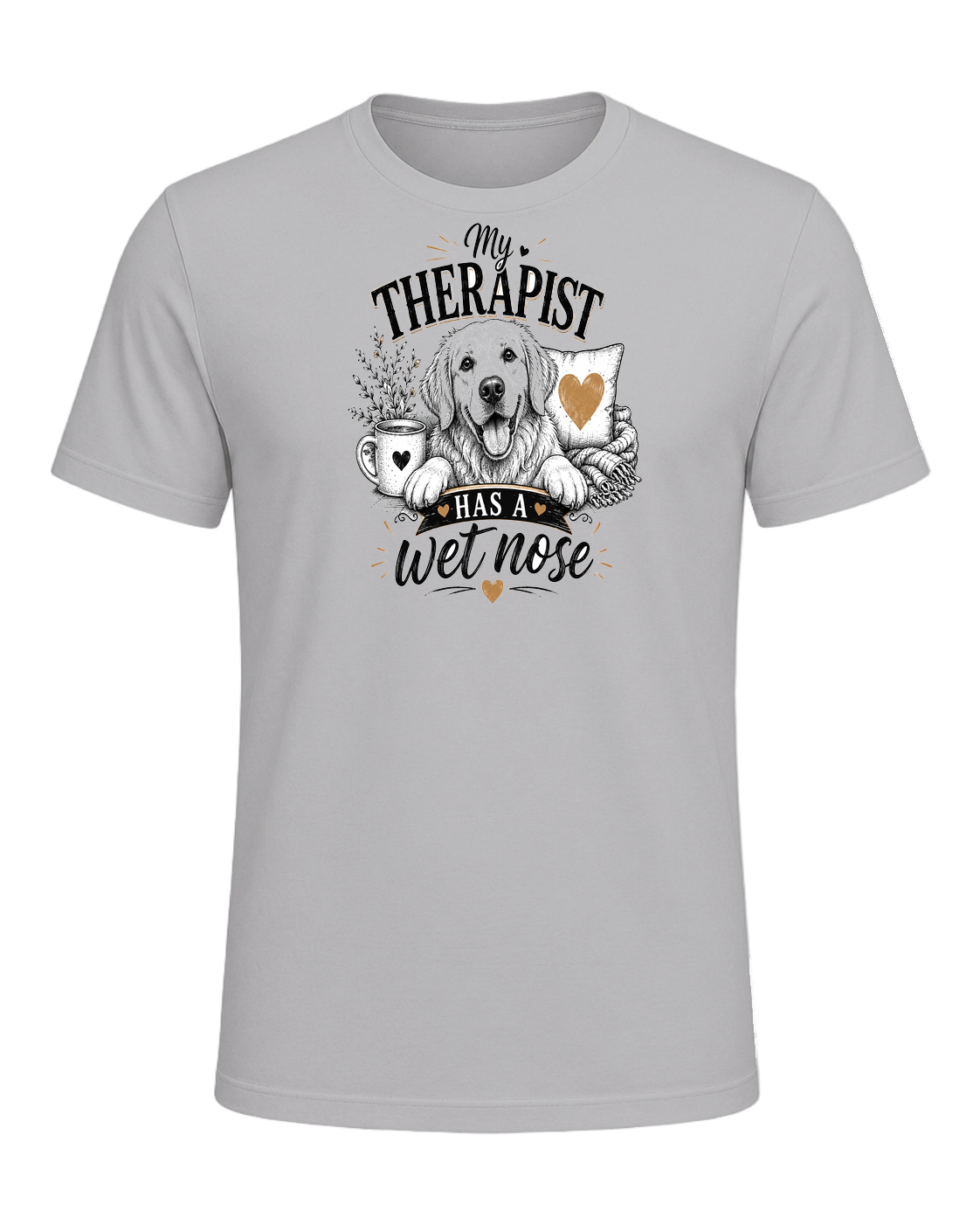 My therapist has a wet nose — Athletic Heather