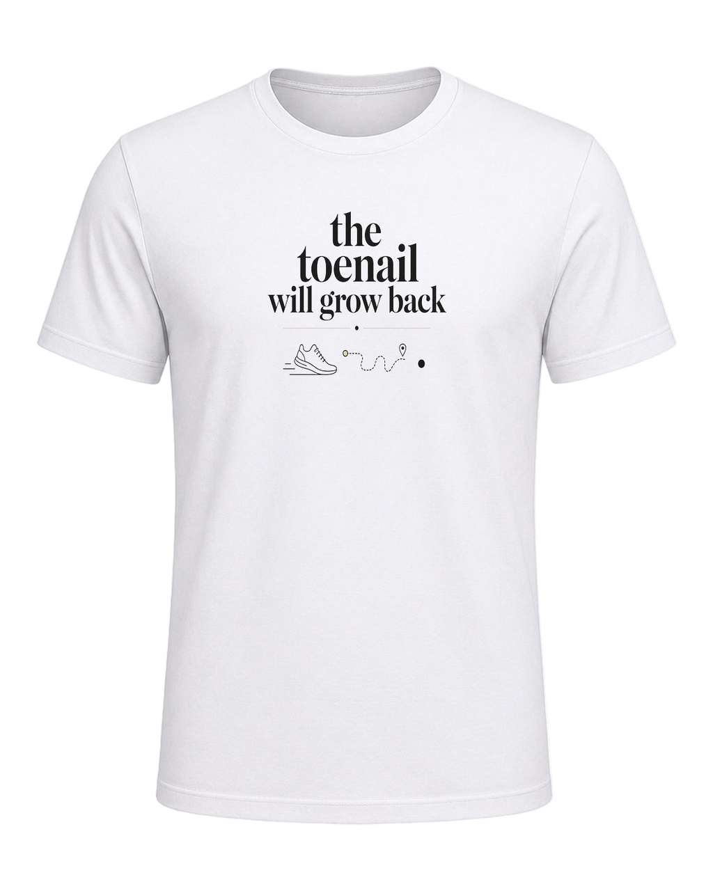 the toenail will grow back — White