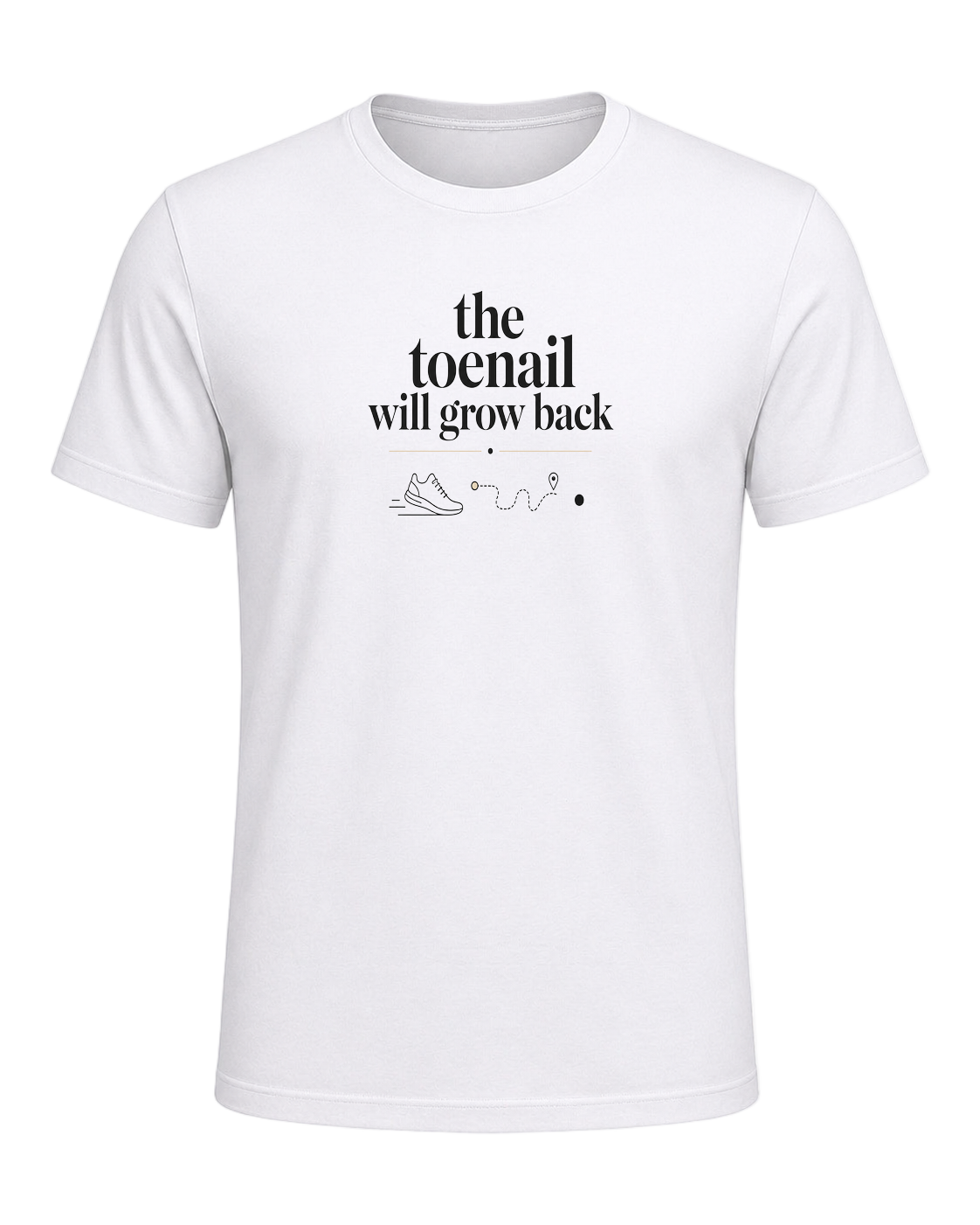 the toenail will grow back — White