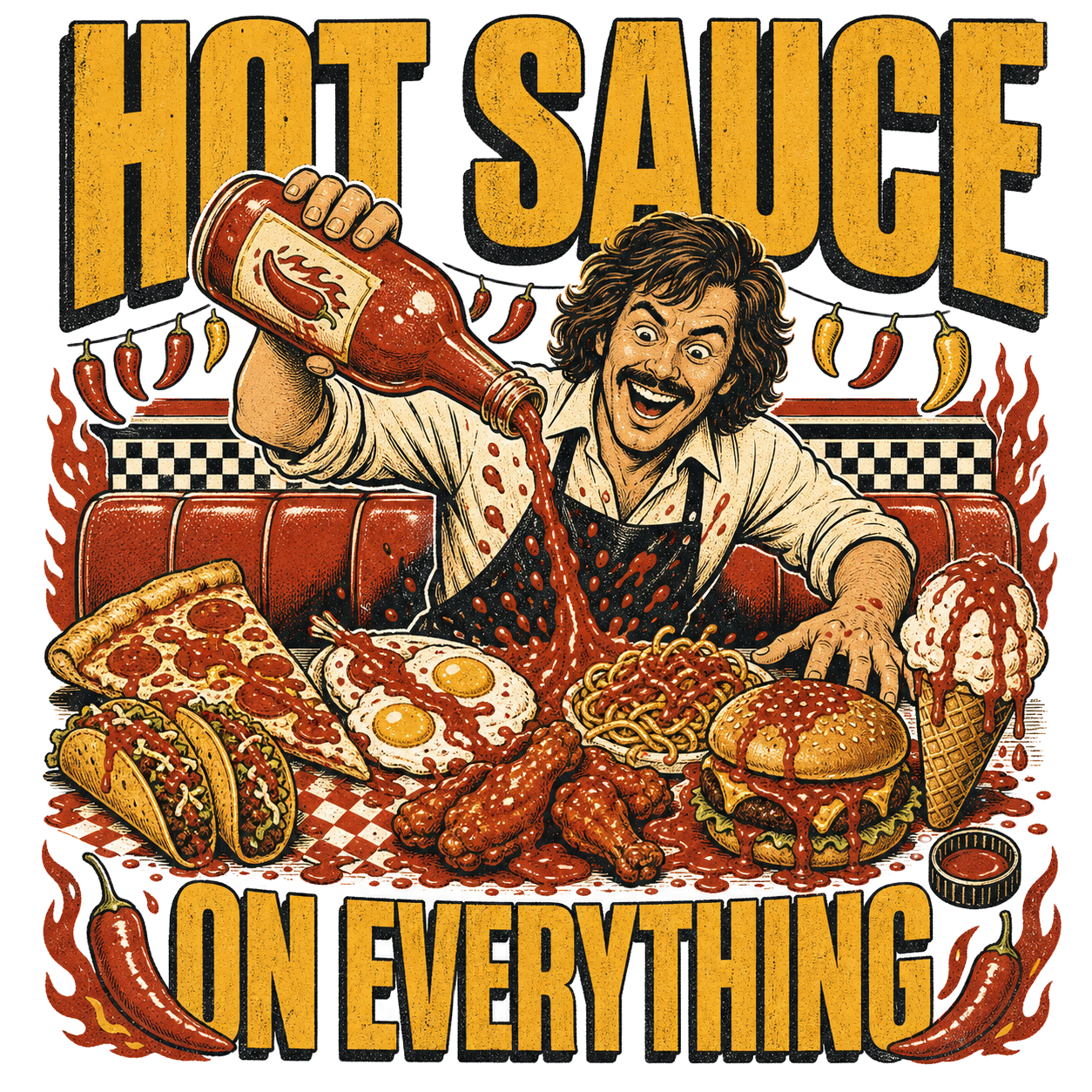 HOT SAUCE ON EVERYTHING
