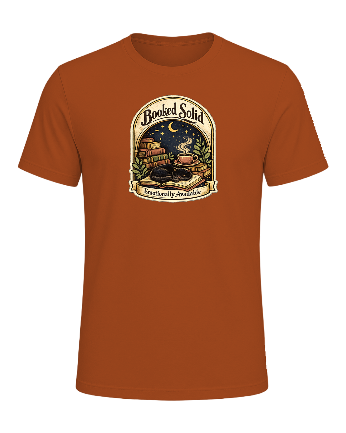 Booked Solid, Emotionally Available Tee — Autumn