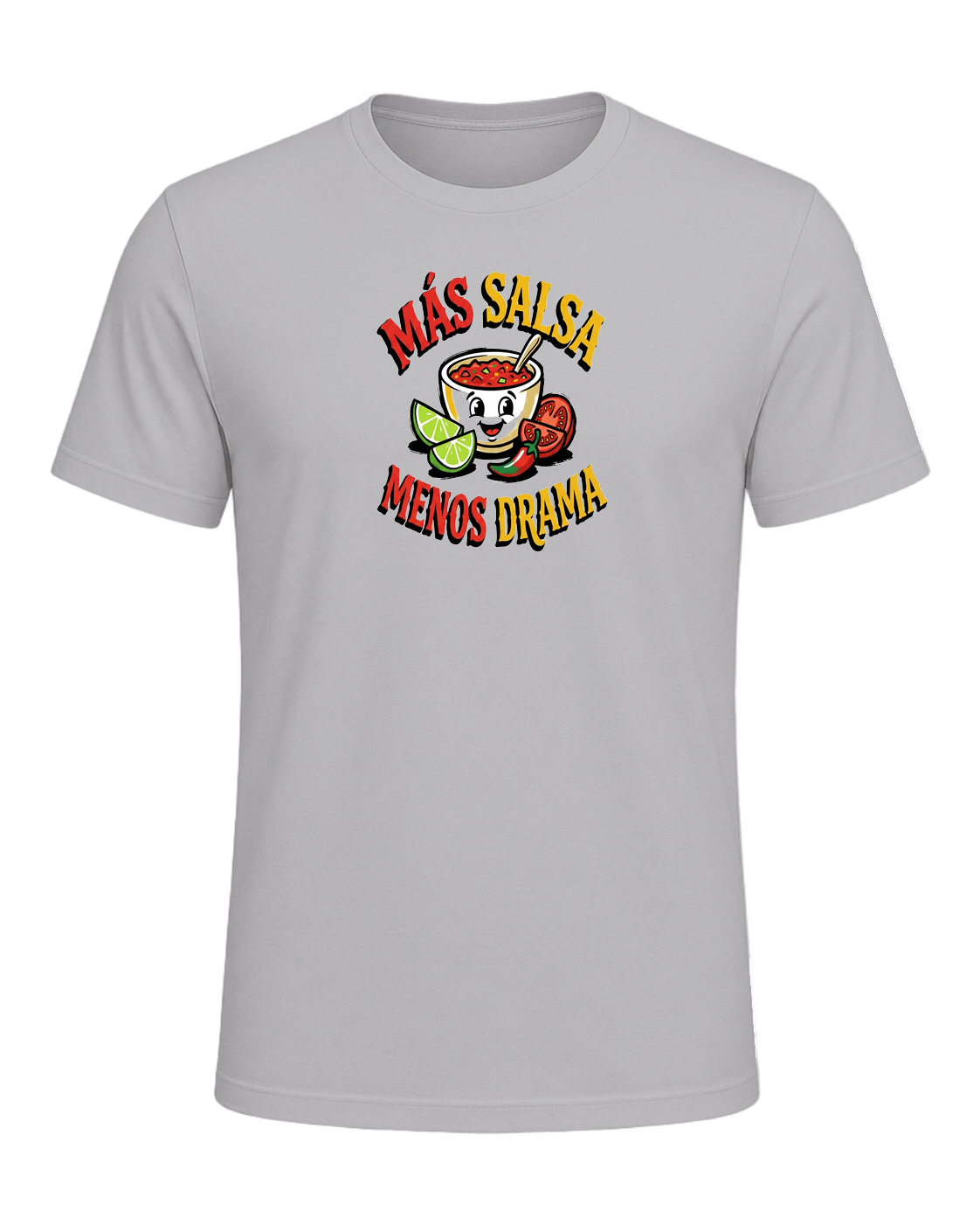 Más Salsa Menos Drama — Athletic Heather