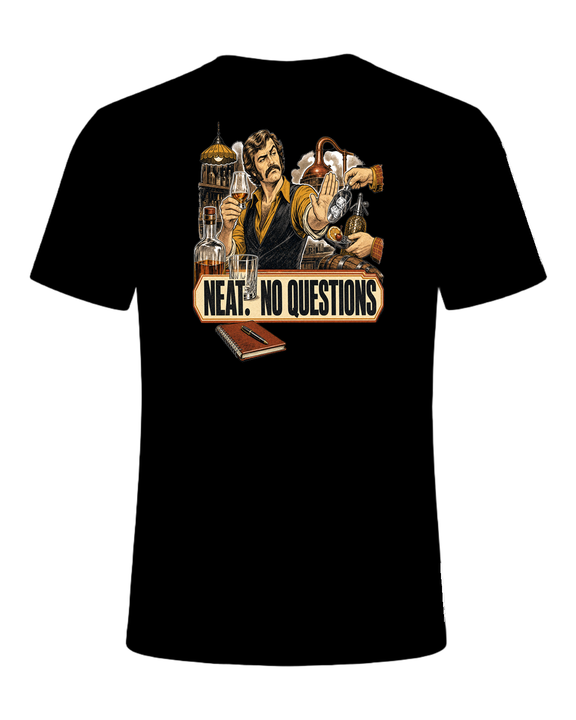 NEAT. NO QUESTIONS — Black