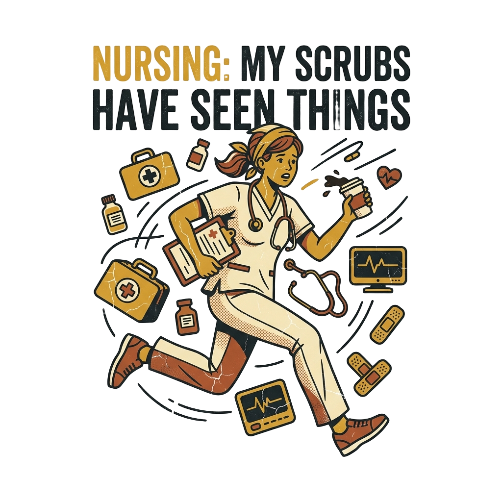 NURSING: MY SCRUBS HAVE SEEN THINGS