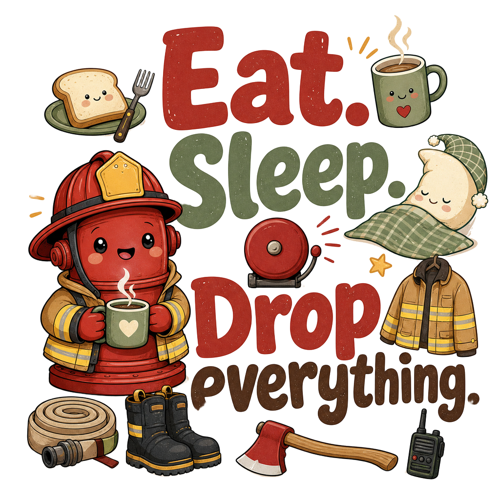 Eat. Sleep. Drop everything.