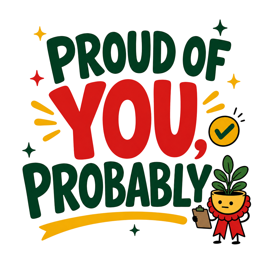 PROUD OF YOU, PROBABLY