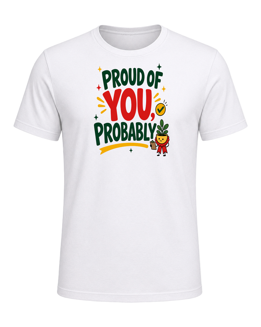 PROUD OF YOU, PROBABLY — White