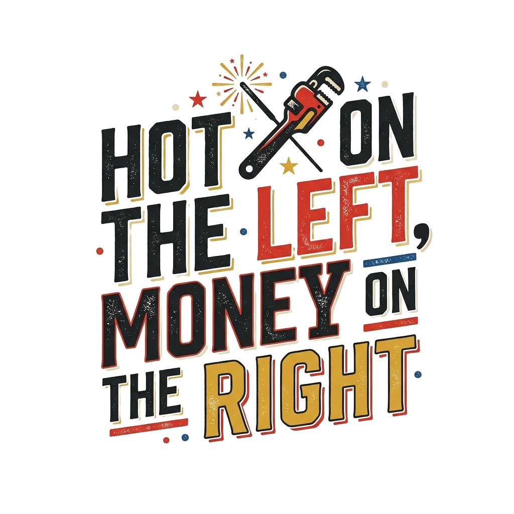 Hot on the left, money on the right
