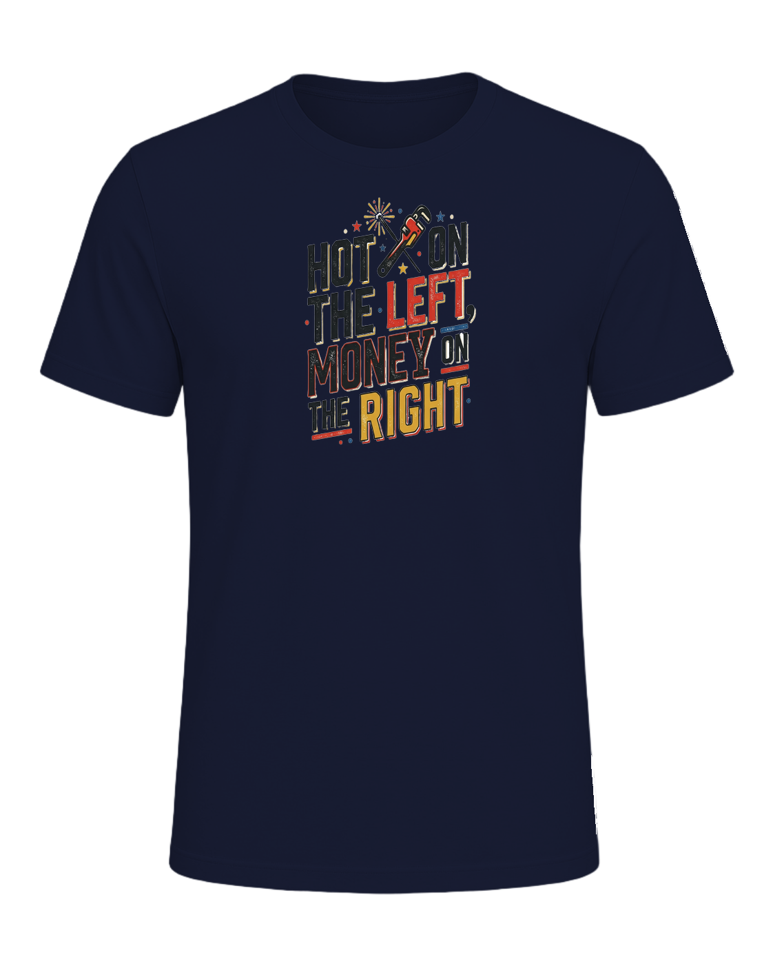 Hot on the left, money on the right — Navy