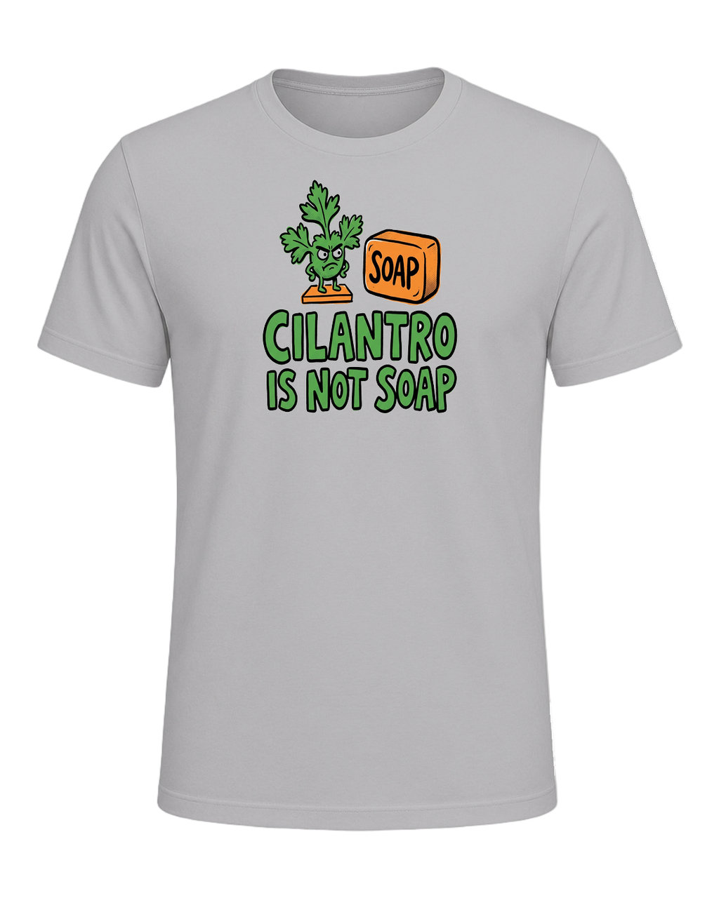 CILANTRO IS NOT SOAP — Athletic Heather