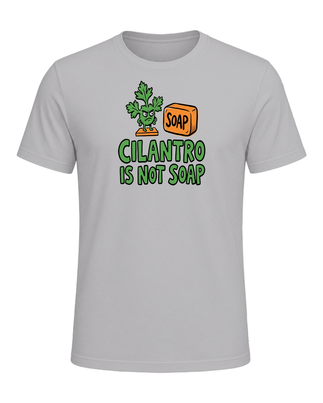 CILANTRO IS NOT SOAP — Athletic Heather