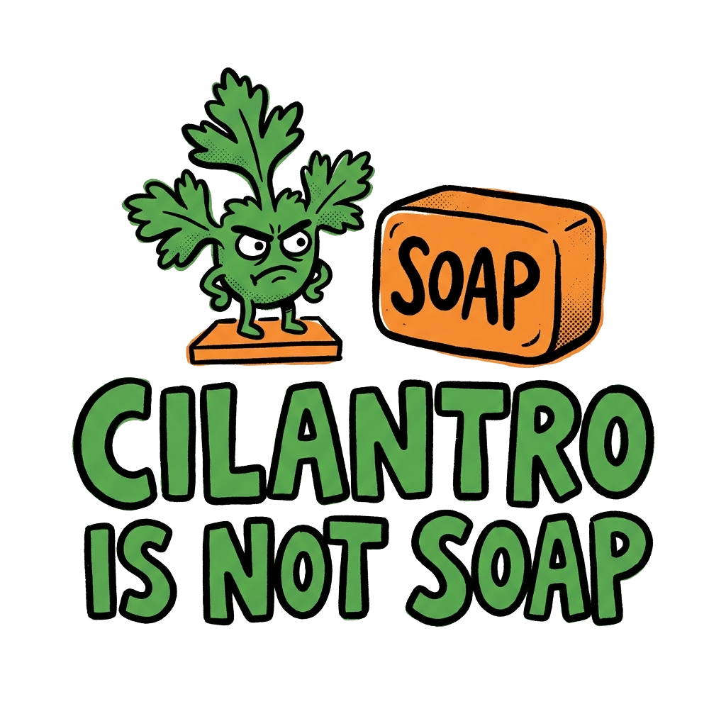CILANTRO IS NOT SOAP