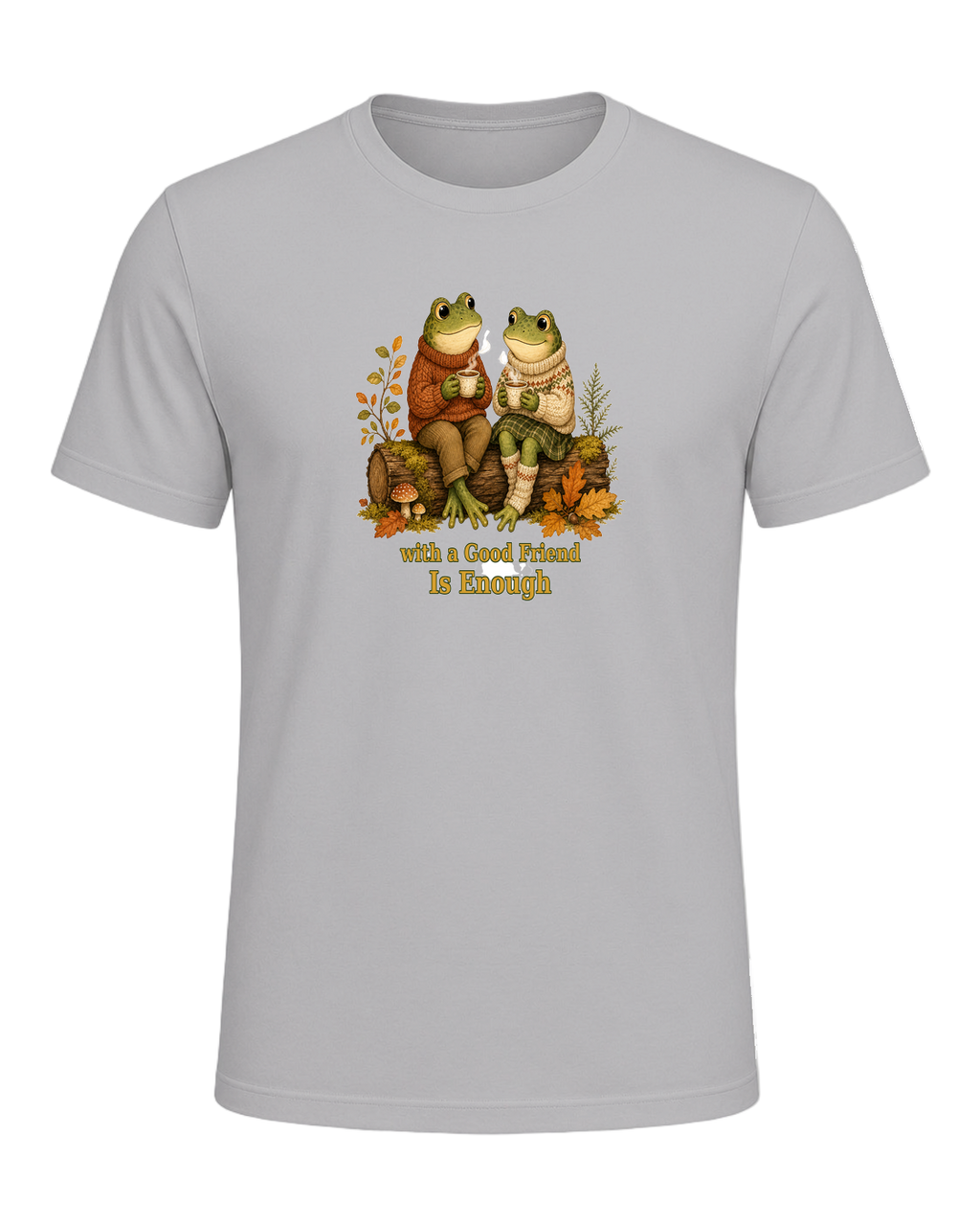 Cozy Frog Friends — Athletic Heather