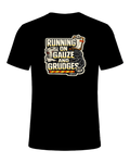 Running On Gauze And Grudges Tee — Black