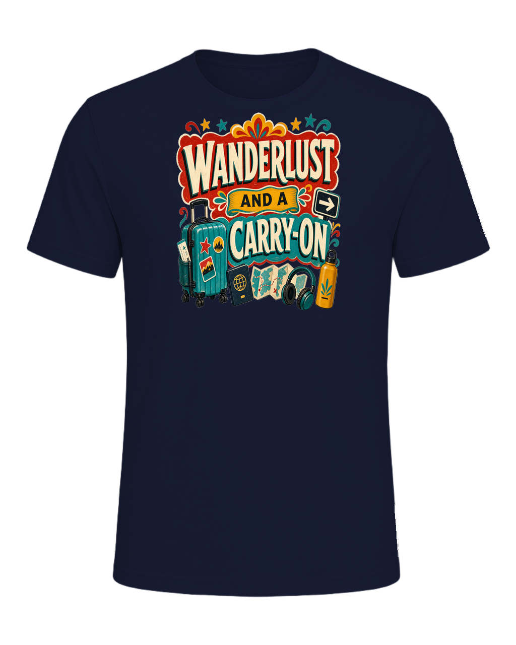 WANDERLUST AND A CARRY-ON — Navy