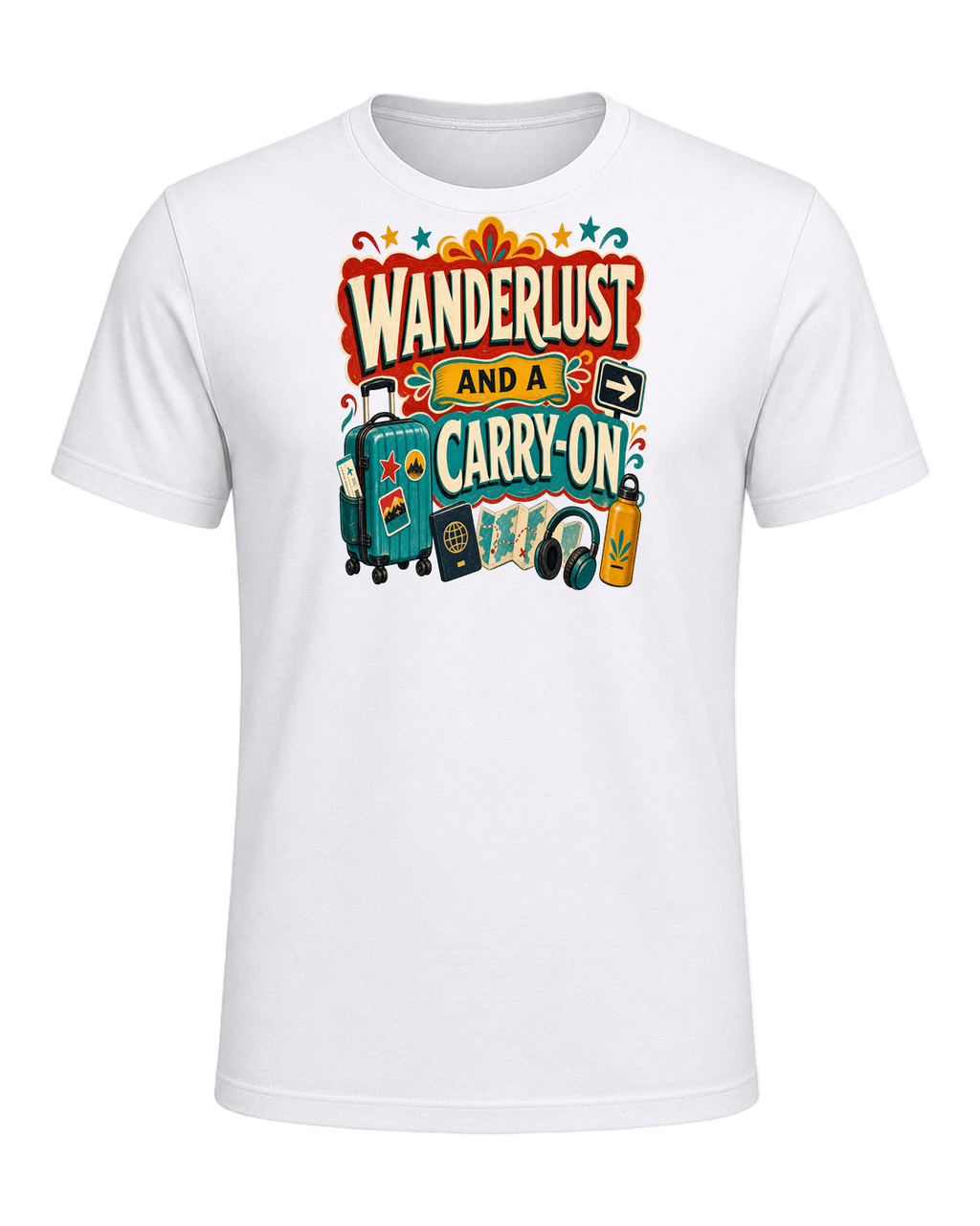 WANDERLUST AND A CARRY-ON — White