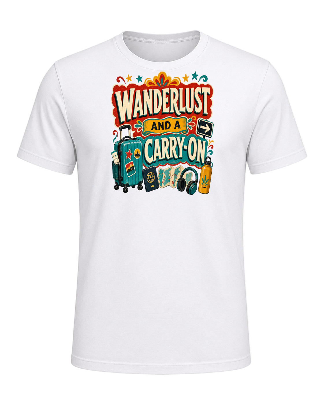 WANDERLUST AND A CARRY-ON — White