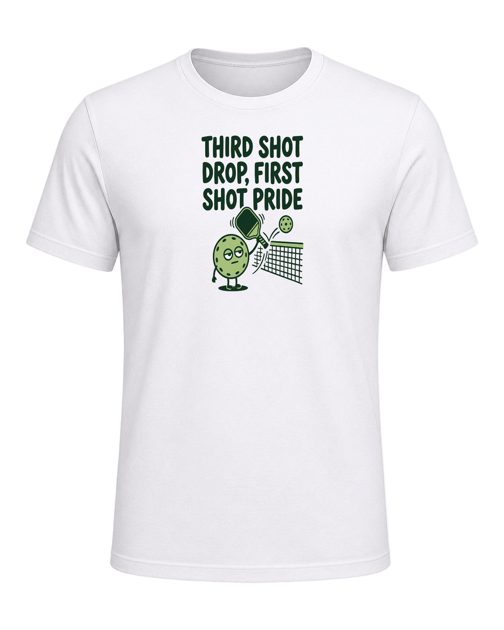 third shot drop, first shot pride — White