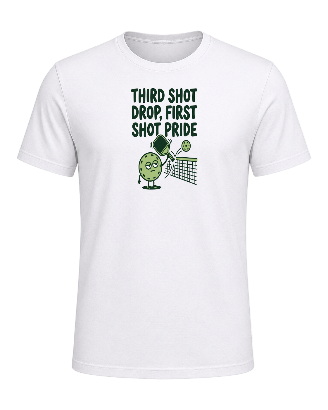 third shot drop, first shot pride — White