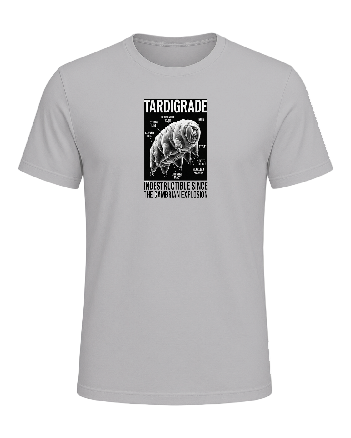 Tardigrade Science Nerd — Athletic Heather