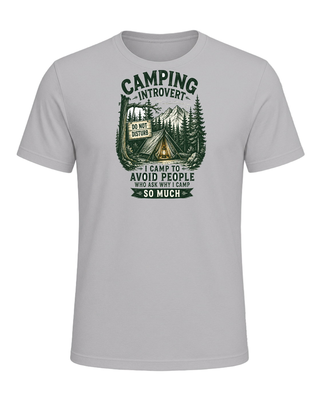 Camping Introvert — Athletic Heather