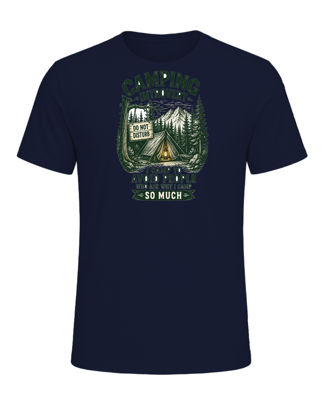 Camping Introvert — Navy