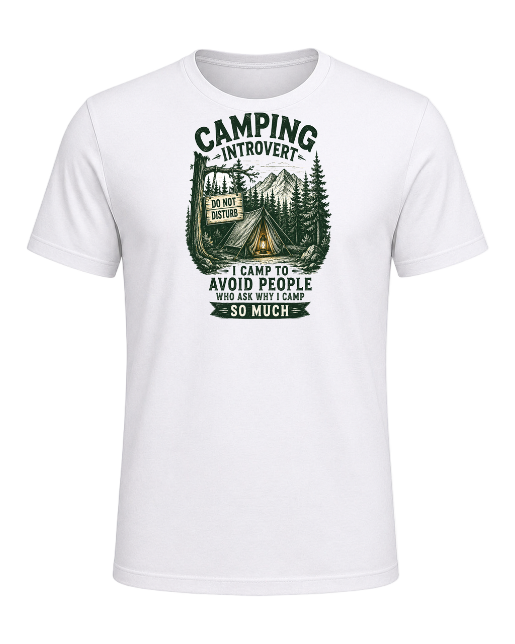 Camping Introvert — White