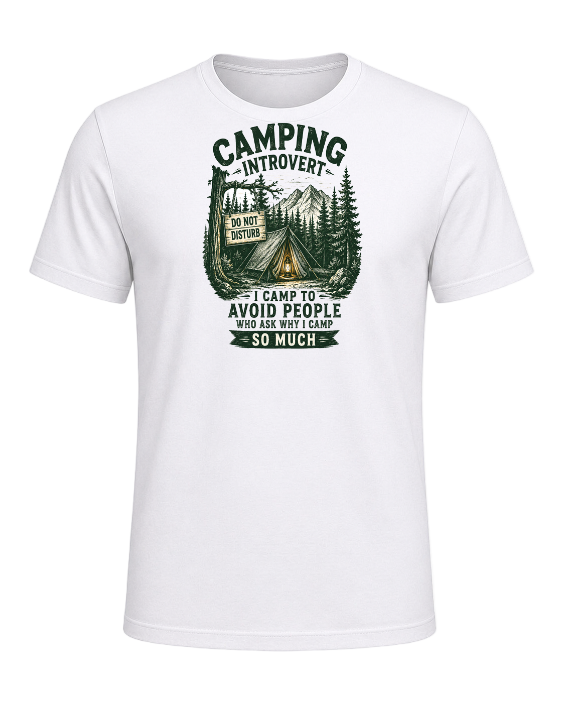 Camping Introvert — White