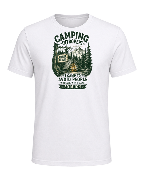 Camping Introvert — White