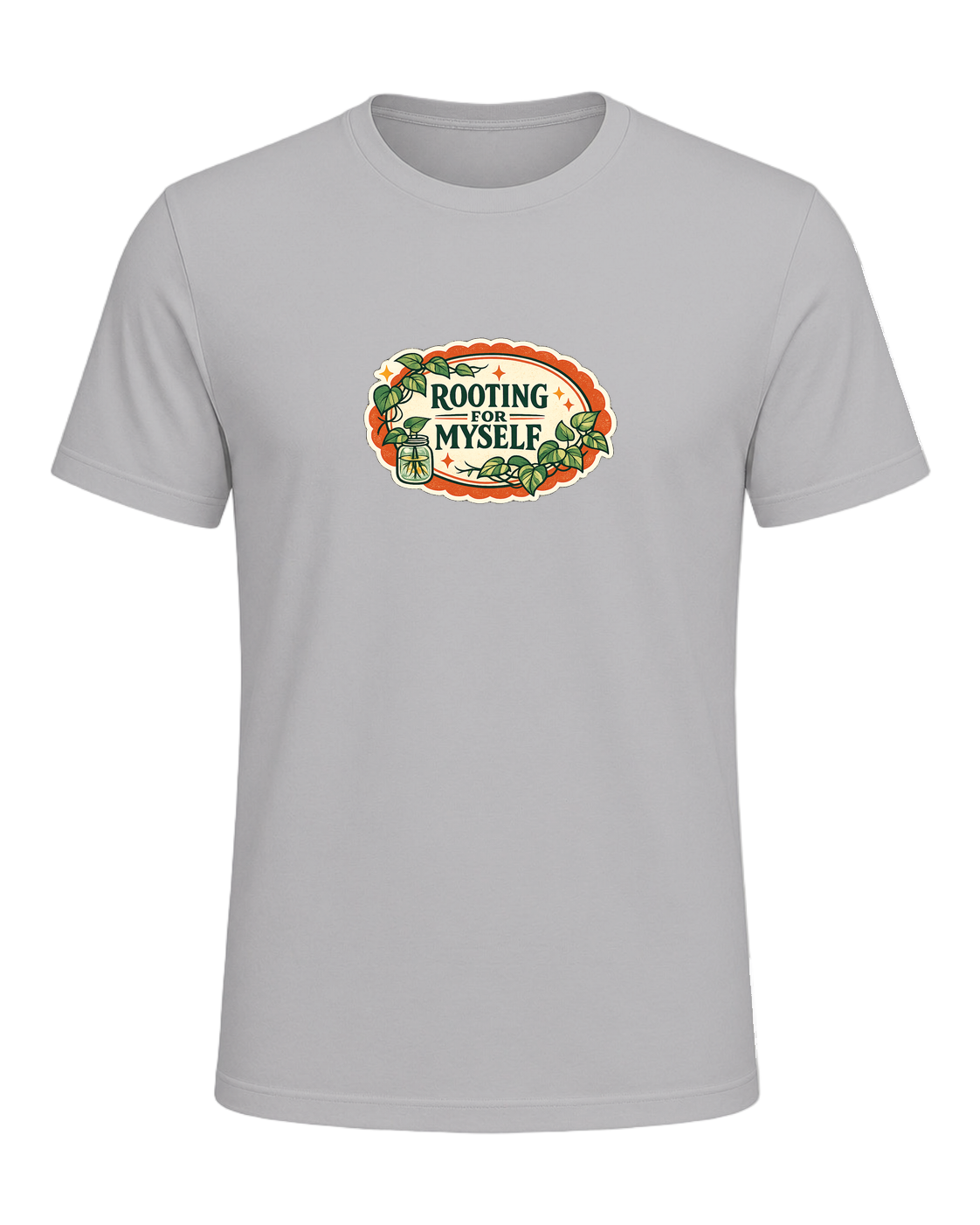 Rooting For Myself Tee — Athletic Heather