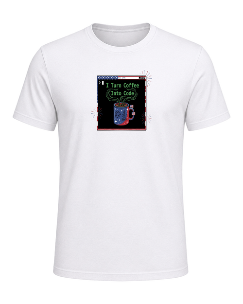 Coffee + Programmer — White