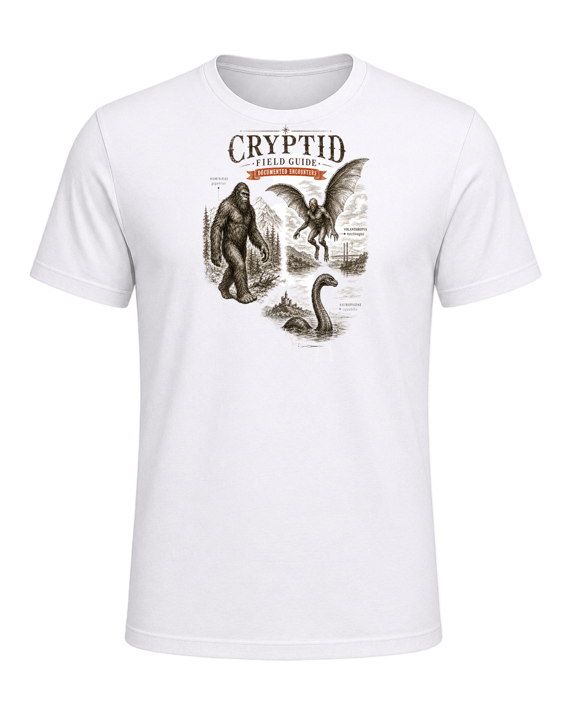 Cryptozoology Fan — White