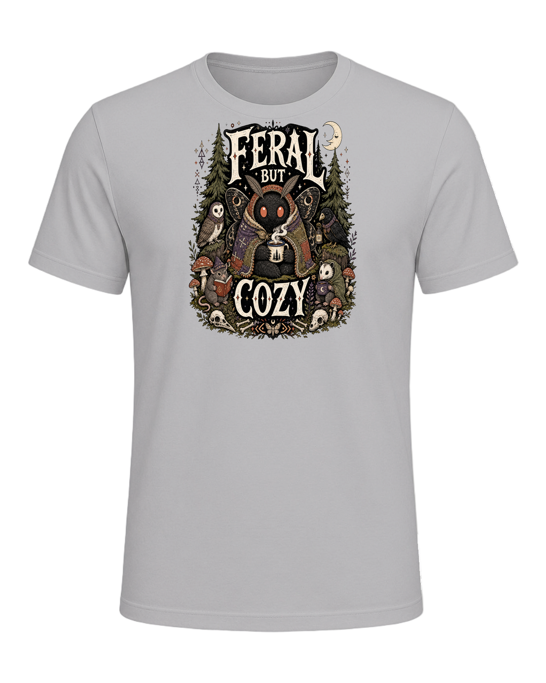 FERAL BUT COZY — Athletic Heather
