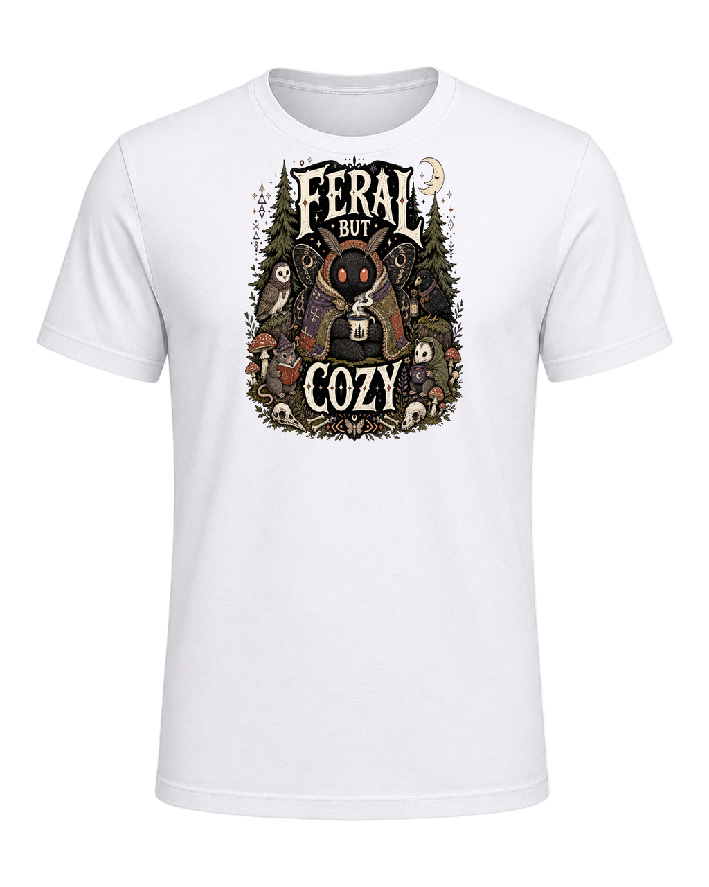 FERAL BUT COZY — White