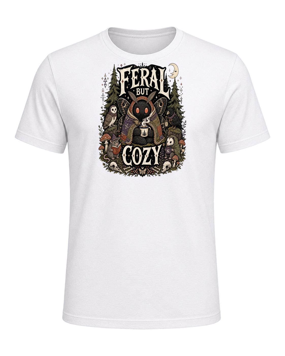 FERAL BUT COZY — White