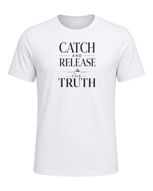 CATCH AND RELEASE THE TRUTH — White
