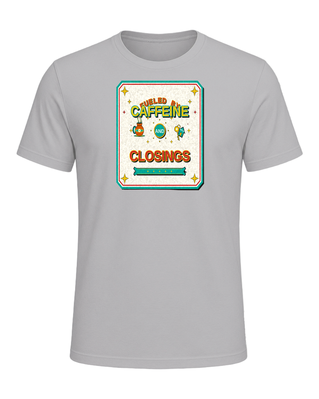 FUELED BY CAFFEINE AND CLOSINGS — Athletic Heather