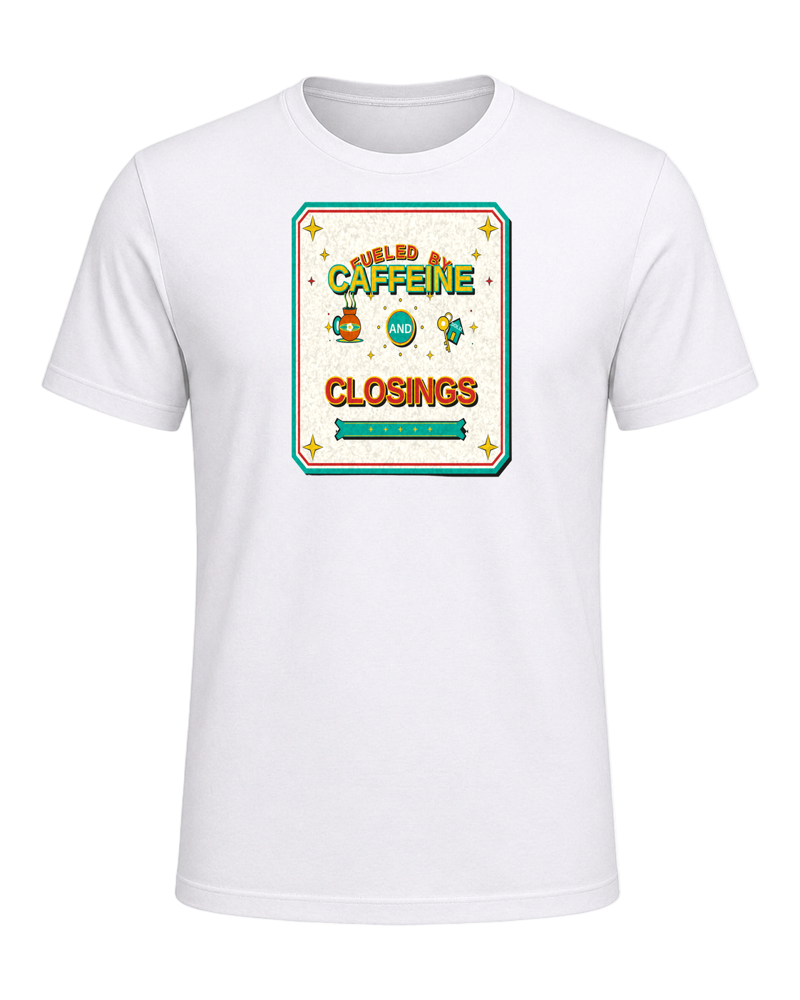 FUELED BY CAFFEINE AND CLOSINGS — White