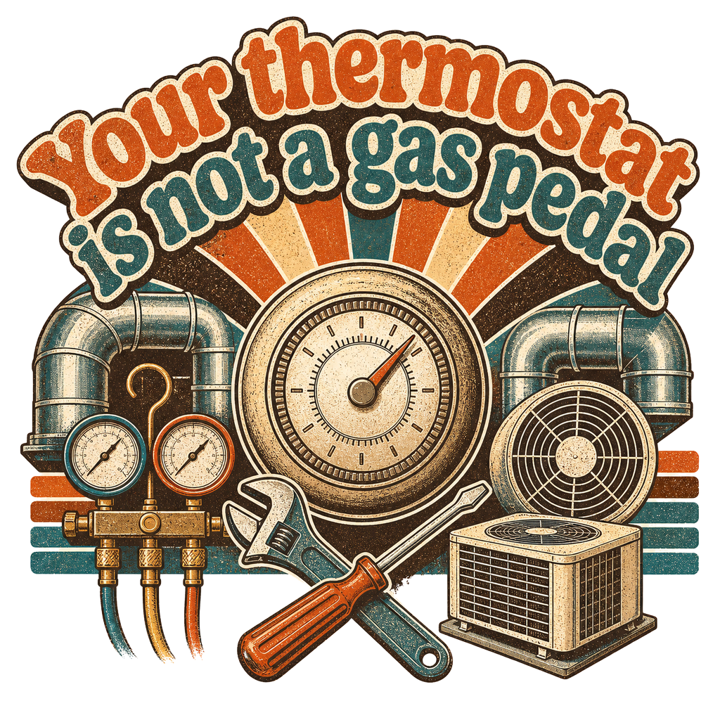 Your thermostat is not a gas pedal