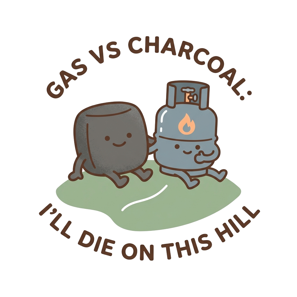 GAS VS CHARCOAL: I'LL DIE ON THIS HILL