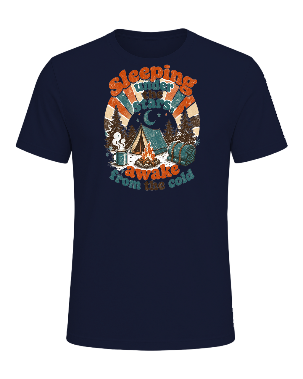 sleeping under the stars, awake from the cold — Navy